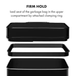 Кошче за отпадъци Touchless Black Stainless Steel - Image 9