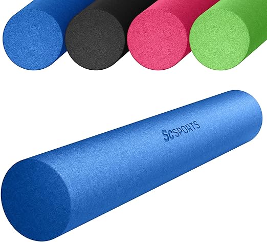 ScSPORTS® Пилатес ролка - 90x15 см, пяна, синя