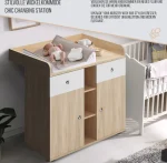 Маса за повиване Infantastic® - 2 чекмеджета и 5 отделения - Image 6