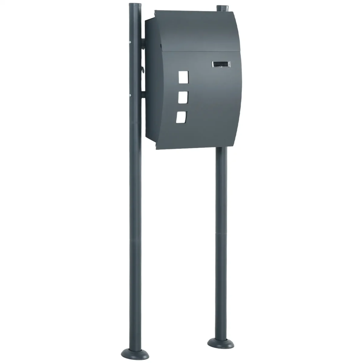 Пощенска кутия HOMCOM свободностояща, 44cmx15cmx114cm - Image 1