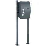 Пощенска кутия HOMCOM свободностояща, 44cmx15cmx114cm