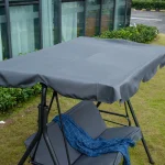 Outsunny 3-местна градинска люлка с подвижна възглавница - Image 9