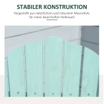 Градински стол Outsunny с поставка за крака, сгъваем - Image 10