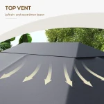 Навес за шатра Outsunny, резервен 397 x 297 см - Image 4