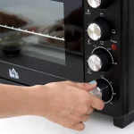 Мини фурна HOMCOM, 1 тава за печене, 1 решетка за грил - Image 4
