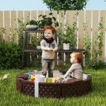 Пясъчник AIYAPLAY, кръгъл за до 3 деца водоустойчива основа - Image 3