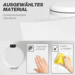 Кошче за боклук HOMCOM 30 л, кошче с педал - Image 4