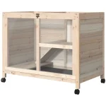 PawHut Клетка за малки животни - гризачи с 2 нива, 4 колела - Image 4