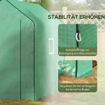 Покривало за оранжерия Outsunny, 140 x 213 x 190 см - Image 4