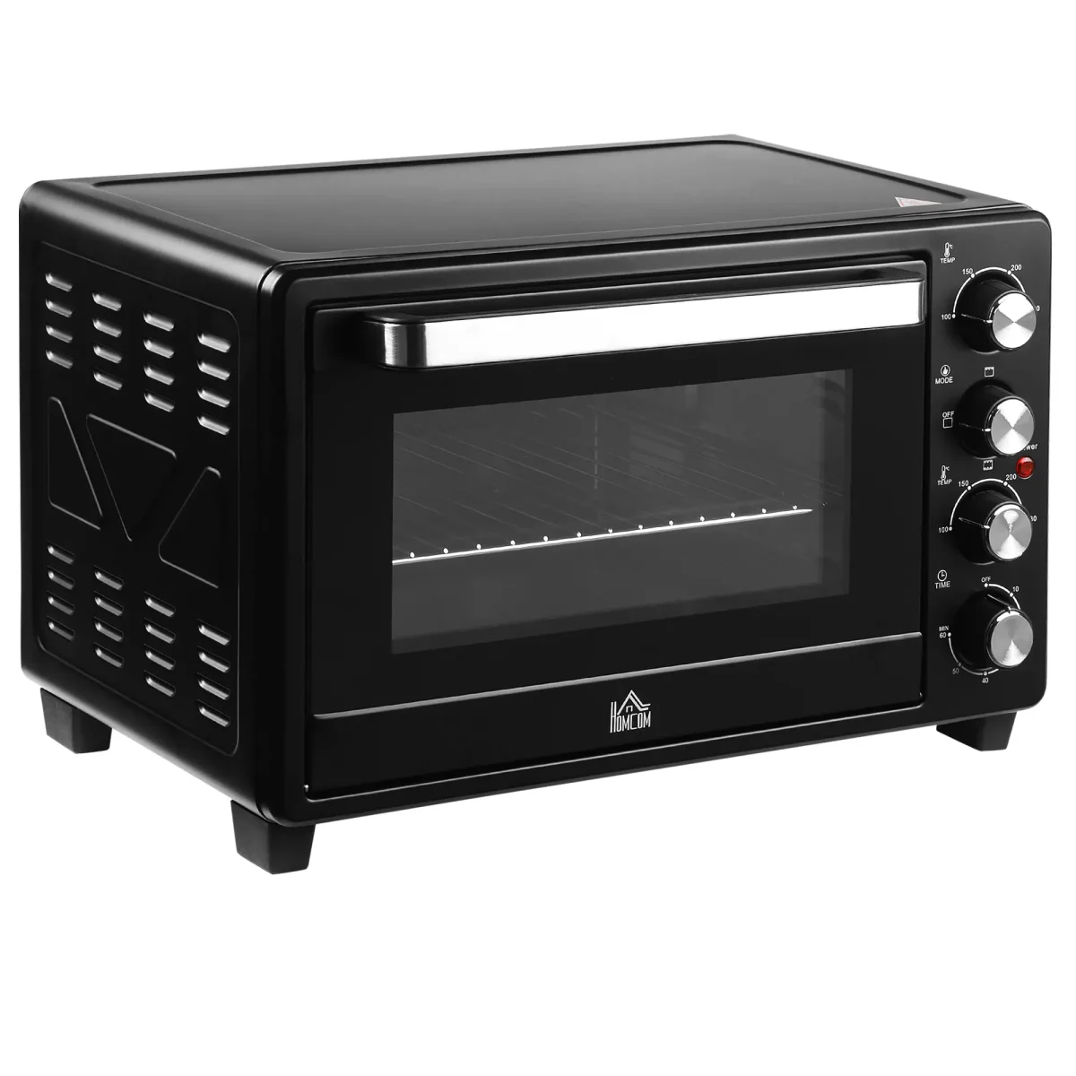Мини фурна HOMCOM, 1 тава за печене, 1 решетка за грил - Image 1