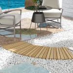 Градинско стъпало Outsunny, 120 x 47 x 1 см - Image 3