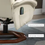 Масажен стол HOMCOM с табуретка, 10 масажни точки - Image 4