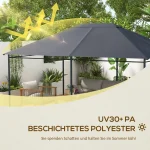 Навес за шатра Outsunny, резервен 397 x 297 см - Image 5