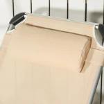 Шезлонг Outsunny с 4-степенна регулируема облегалка - Image 3