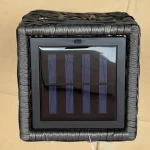 Външна соларна лампа от ратан Outsunny, LED 20 x 20 x 68 см - Image 6