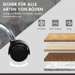 Регулируем офис стол Vinsetto с 6 масажни точки - Image 9