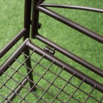 Градинска пейка Outsunny, 2-местна до 220 кг - Image 3