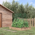 Слънчева пергола, с мрежа за растителна защита, 1,8x1x1,8м - Image 2