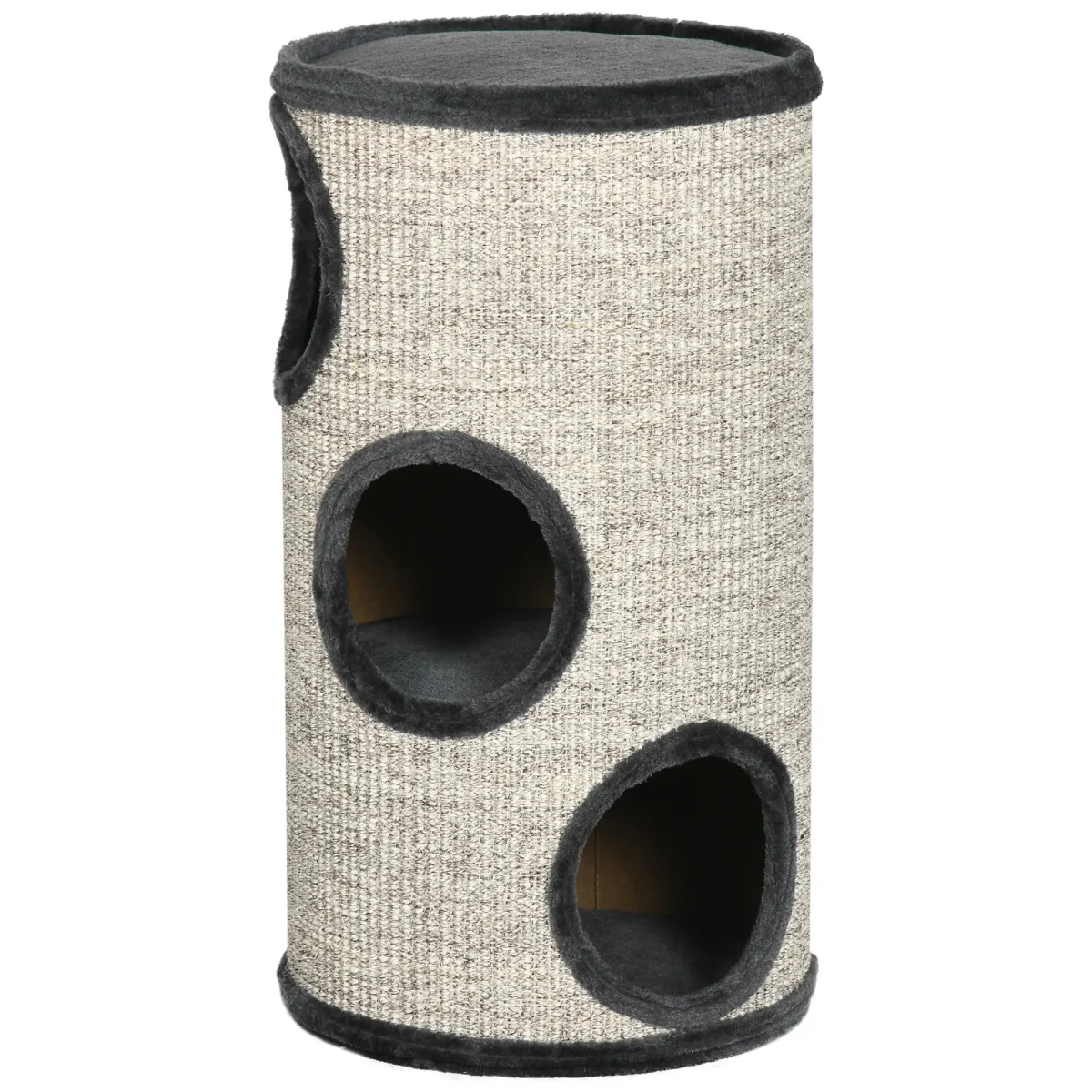 PawHut 3-етажна драскалка за котки 38 см x 38 см x 70 см - Image 4