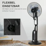 HOMCOM Вентилатор на пиедестал, овлажнител - Image 6