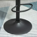 Комплект бар столове 2 бр HOMCOM с облегалка - Image 6