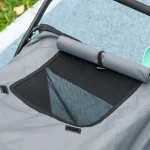 PawHut Кучешка количка, сгъваема, с възглавница - Image 8