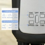 HOMCOM Вентилатор на пиедестал, овлажнител - Image 9