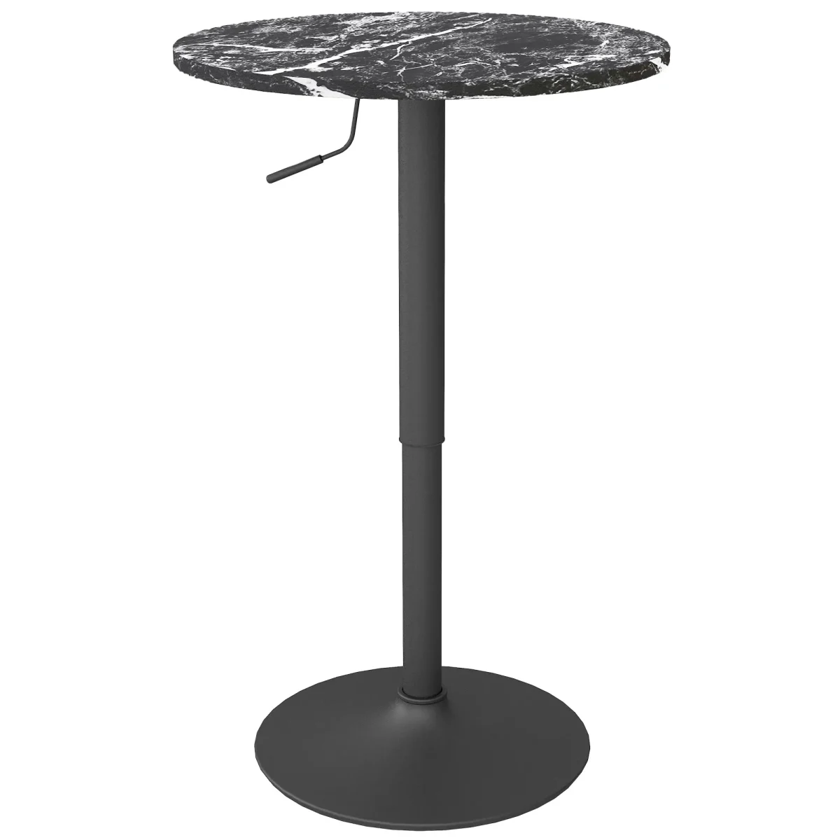 Бар маса HOMCOM за 2 души 60 x 60 x 68-93.5 см - Image 4