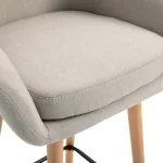 HOMCOM Комплект от 2 бар стола, вкл. поставка за крака - Image 7