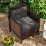 Комплект от 2 градински възглавници за седалки Outsunny - Image 3