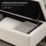 Пейка HOMCOM с място за съхранение до 120 кг, - Image 6