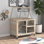 PawHut Клетка за малки животни - гризачи с 2 нива, 4 колела - Image 6