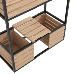 Повдигната леха за цветя Outsunny, 3 саксии, 83смx39смx100см - Image 7