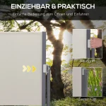 Странична тента Outsunny, странична ролетна щора - Image 6