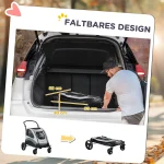 PawHut количка за кучета до 30 кг сгъваема - Image 5