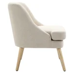 Фотьойл HOMCOM, подлакътник, с дървени крака - Image 4