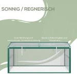 Оранжерия Outsunny, прозрачен корпус, алуминиева рамка - Image 6