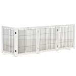 PawHut Дървена предпазна врата за кучета, 305 x 35,5 x 82 см - Image 10