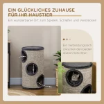 PawHut 3-етажна драскалка за котки 38 см x 38 см x 70 см - Image 7