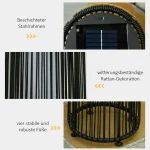 Градинска лампа Outsunny, 8-часова работа - Image 7