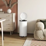 Кошче за боклук HOMCOM 30 л, кошче с педал - Image 2