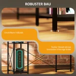 HOMCOM L-образно бюро със станция за зареждане - Image 6