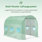 Фолио за оранжерии Outsunny, 3 x 2 x 2 м - Image 9