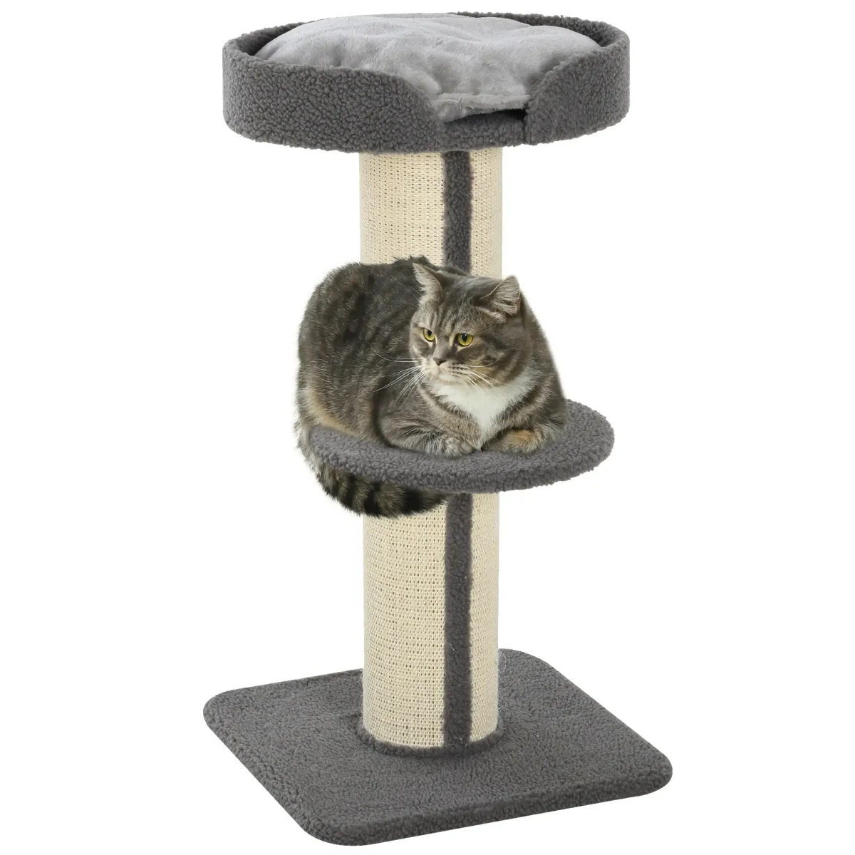 PawHut Дърво за котки, 91 см, с котешко легло, до 5 кг - Image 3