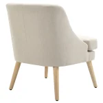 Фотьойл HOMCOM, подлакътник, с дървени крака - Image 7