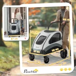 PawHut количка за кучета до 30 кг сгъваема - Image 4