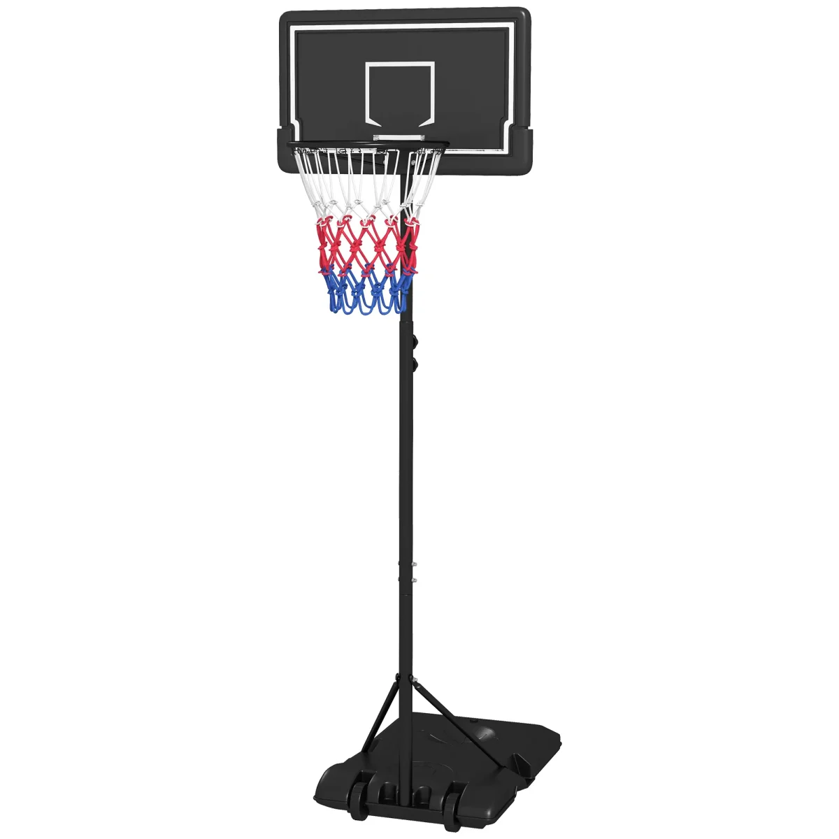 Баскетболен кош на стойка SPORTNOW, 1,82 - 2,13 м, черна - Image 6