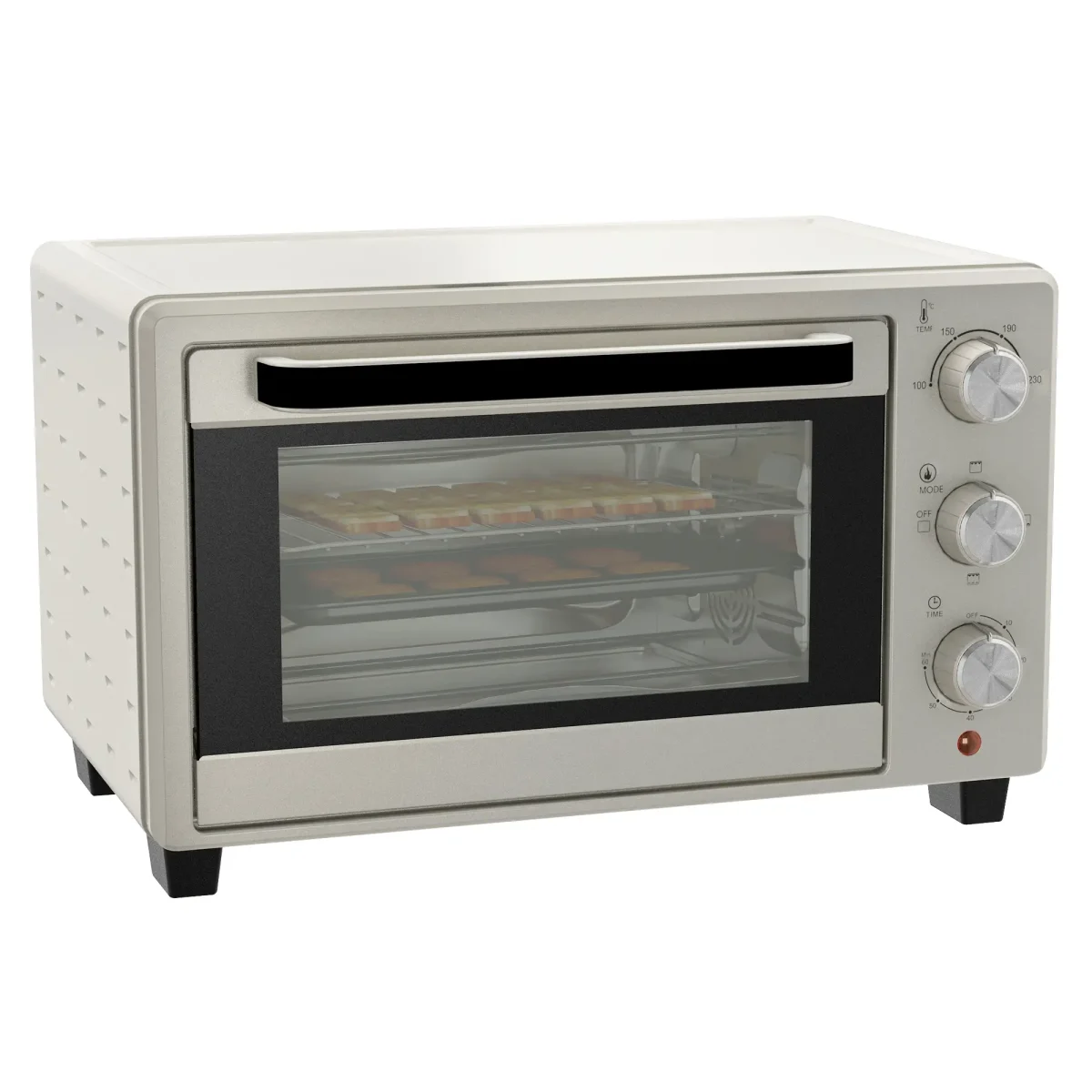 Мини фурна HOMCOM, 21л, 3 режима на готвене, 100°C-230°C - Image 1