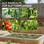 Слънчева пергола, с мрежа за растителна защита, 1,8x1x1,8м - Image 5