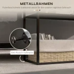 Конзолна маса HOMCOM, бюфет, 2 нива, 90 x 30 x 75 см - Image 7